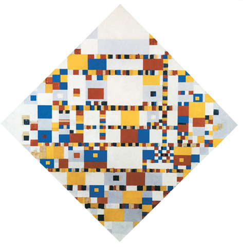 Piet Mondrian, Victory Boogie Woogie, 1942-44, Unfinished