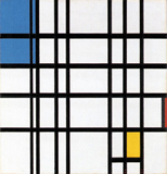 Piet Mondrian, Composition with Blue, Red and Yellow, 1935-42