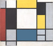 Piet Mondrian, Composition with Red, Black, Yellow, Blue, 1920