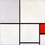 Piet Mondrian, Composition with Red and Gray, 1932