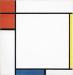 Piet Mondrian, Composition with Red, Yellow, Blue, 1927