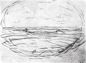Piet Mondrian, Sea Sketchbook I, Domburg, 1914
