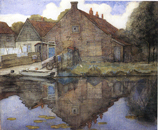 Piet Mondrian, House on the Gein, 1900