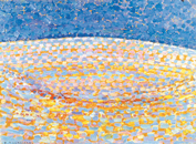 Piet Mondrian, Pointillist Dune, 1909
